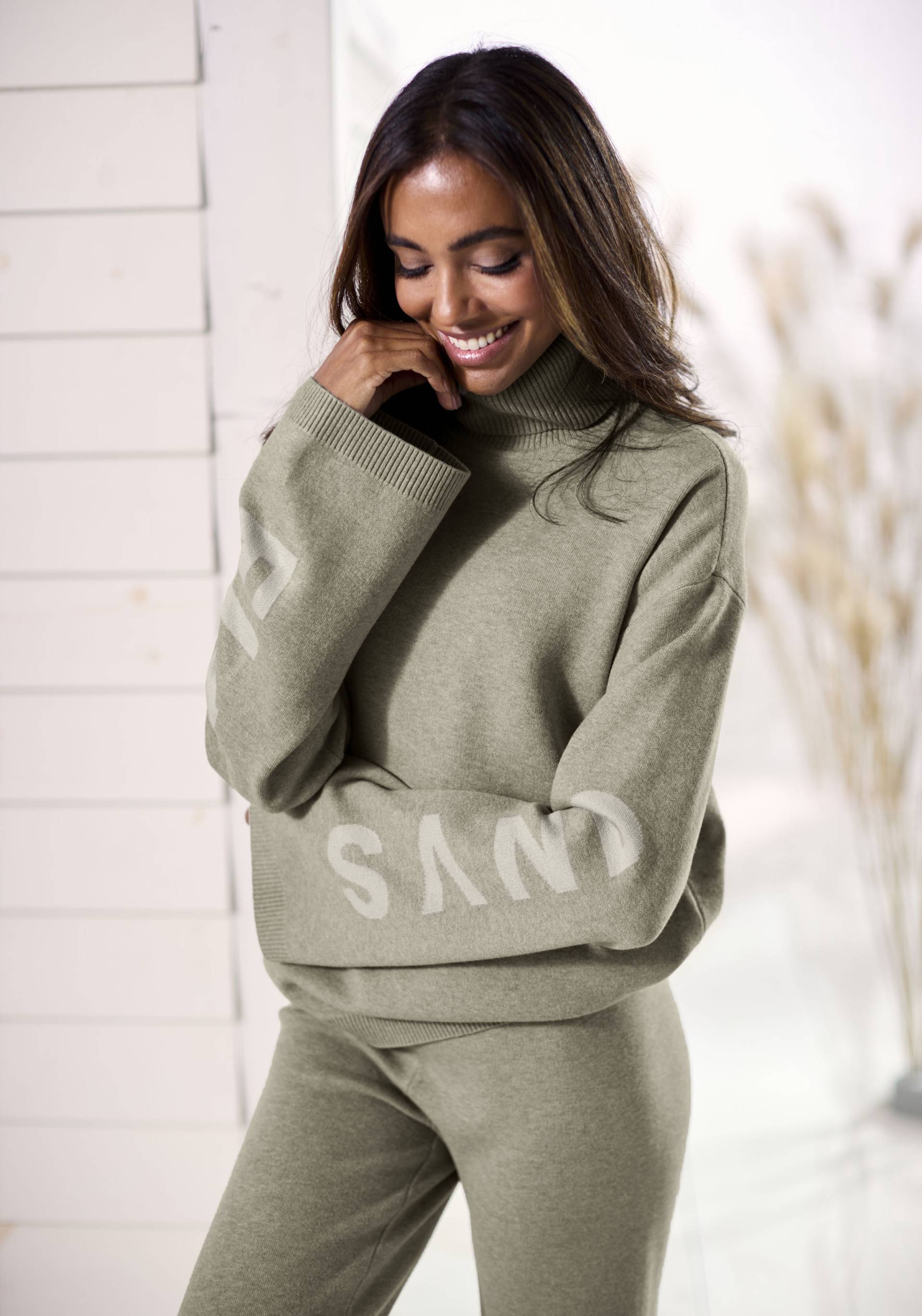 Elbsand Sweater »/ Rollkragenpullover / Loungeshirt«, aus weichem Strick, Loungewear von Elbsand