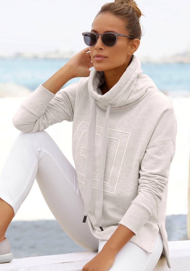 Elbsand Sweatshirt »Birte«, mit Logostickerei vorne von Elbsand