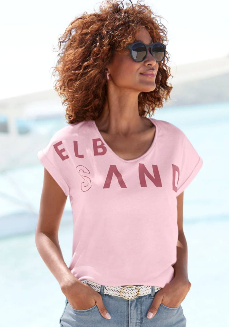 Elbsand T-Shirt, aus weichem Jersey, Kurzarmshirt, sportlich und bequem von Elbsand