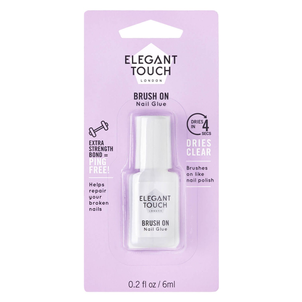 Elegant Touch - Brush On Nail Glue von Elegant Touch