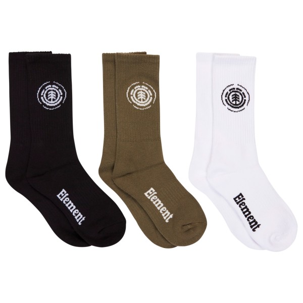 Element - Icon Socks 3-Pack - Multifunktionssocken Gr 40-46 weiß von Element