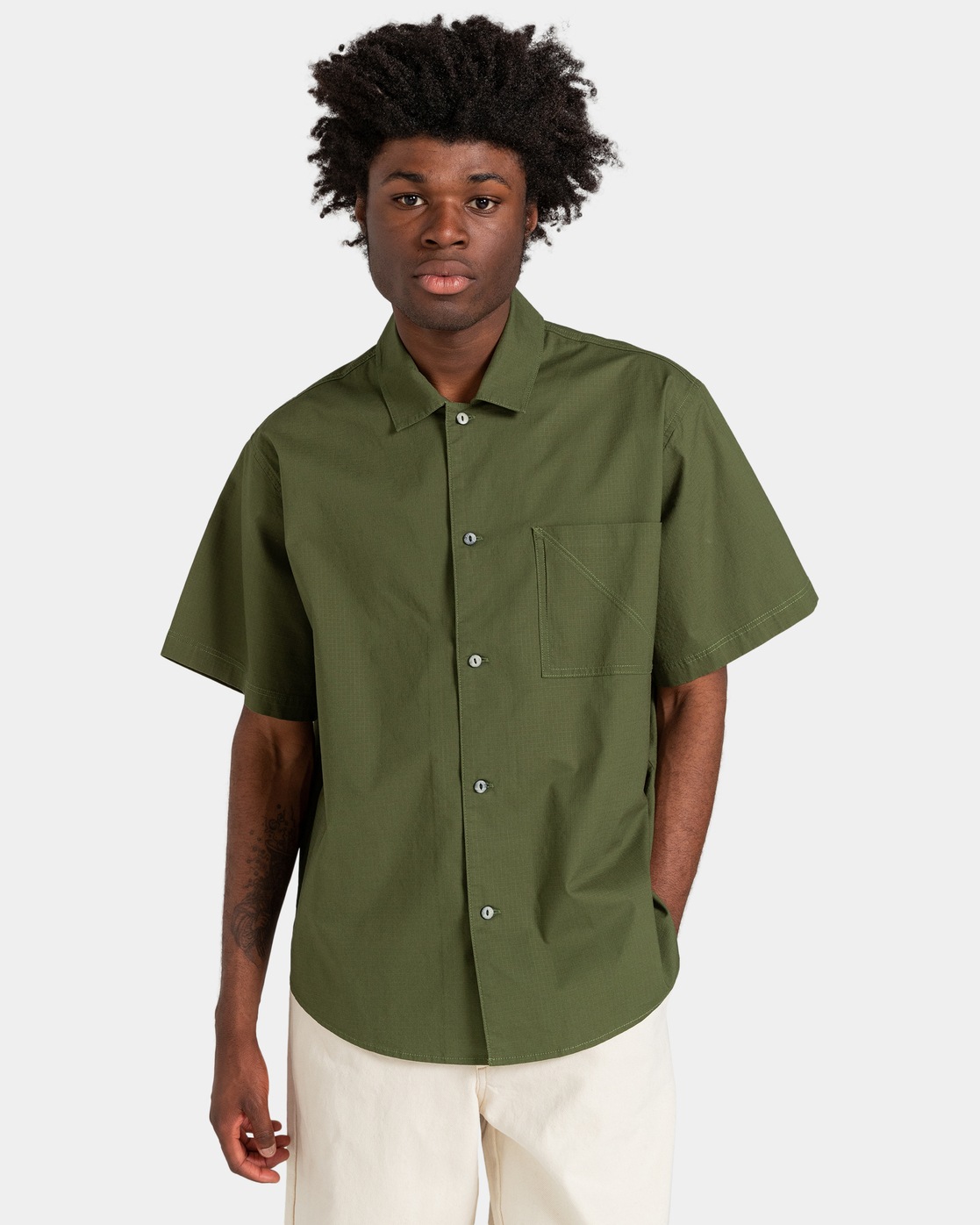 Element Kurzarmhemd »Element x Ronan Lecreurer Square Shirt« von Element