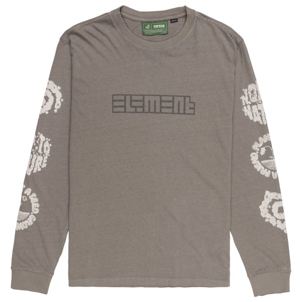 Element - OCNC Tron & Dot Long Sleeve - Longsleeve Gr L;S grau von Element