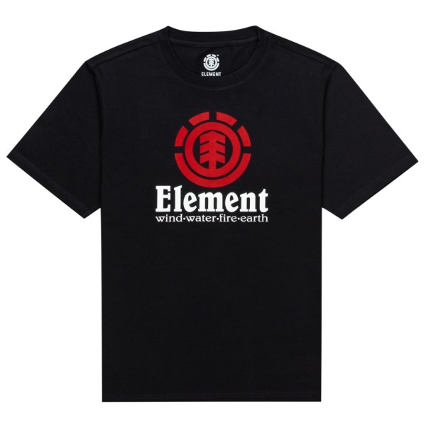 Element - Vertical Short Sleeve - T-Shirt Gr L schwarz von Element