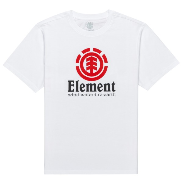 Element - Vertical Short Sleeve - T-Shirt Gr L weiß von Element