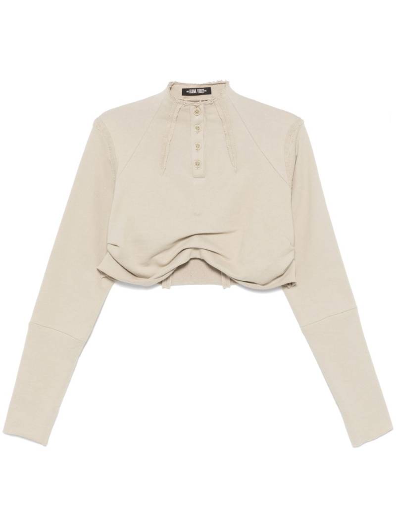 Elena Velez Amish sweatshirt - Neutrals von Elena Velez