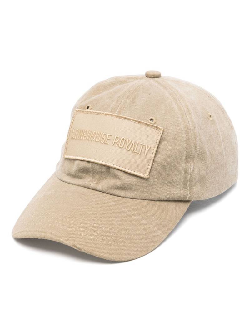 Elena Velez logo-patch cap - Neutrals von Elena Velez