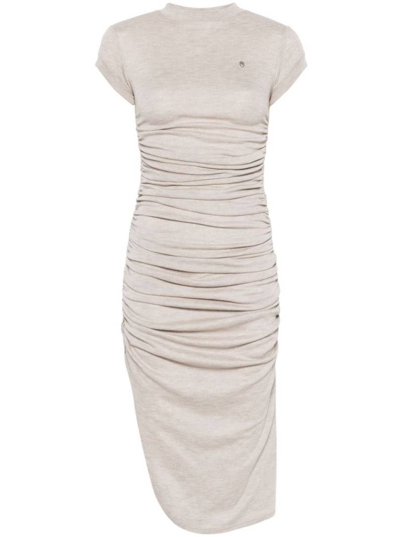 Elena Velez ruched mini dress - Neutrals von Elena Velez