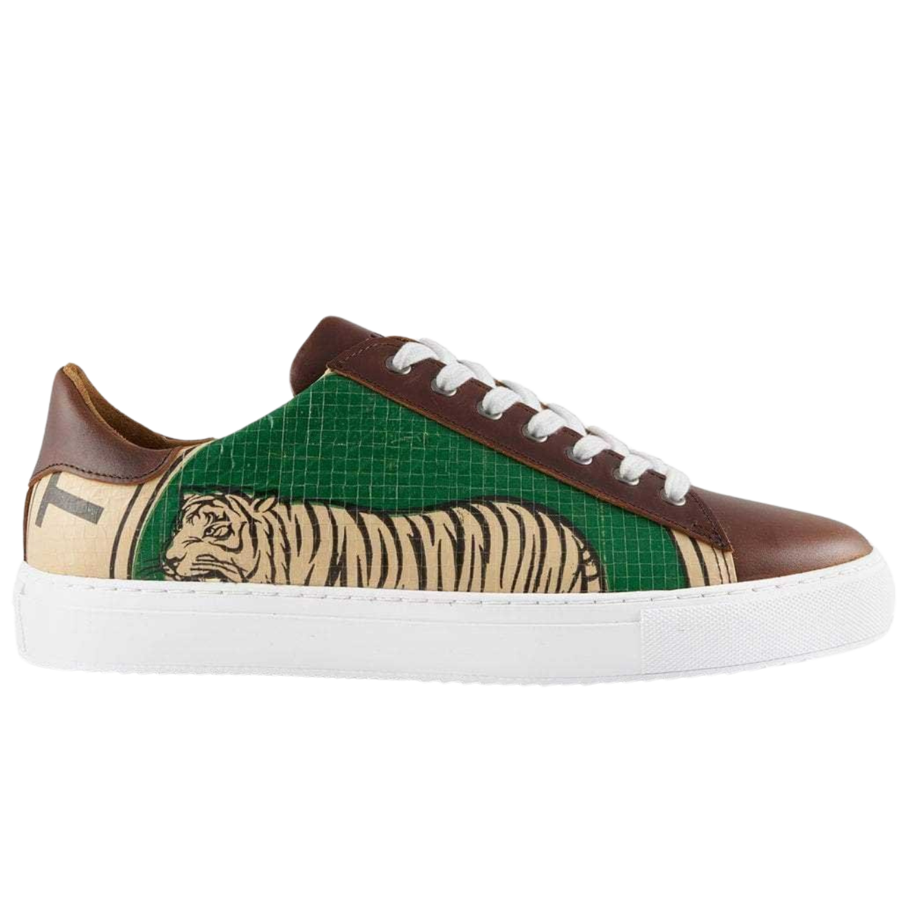 Sneaker Low - Green Tiger Damen Dunkelgrün 36 von Elephbo