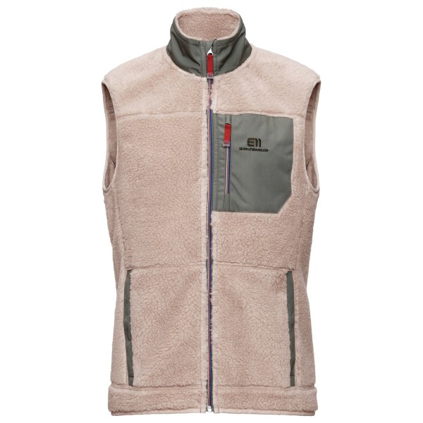 Elevenate - Glacier Pile Vest - Fleecegilet Gr L braun von Elevenate