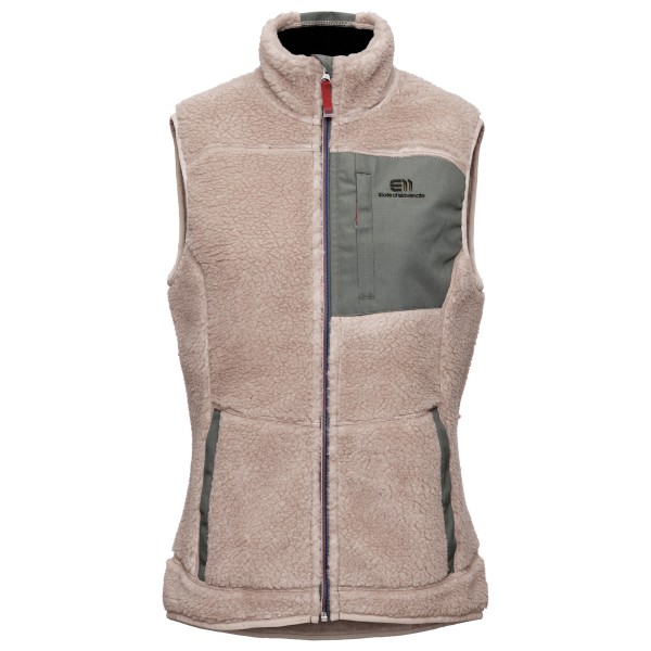 Elevenate - Women's Glacier Pile Vest - Fleecegilet Gr S braun