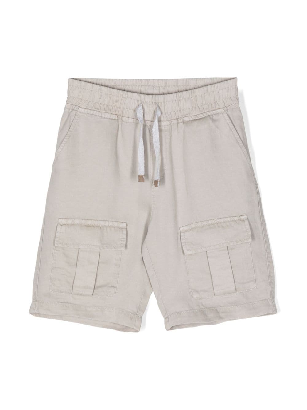 Eleventy Kids logo-patch cargo shorts - Grey von Eleventy Kids