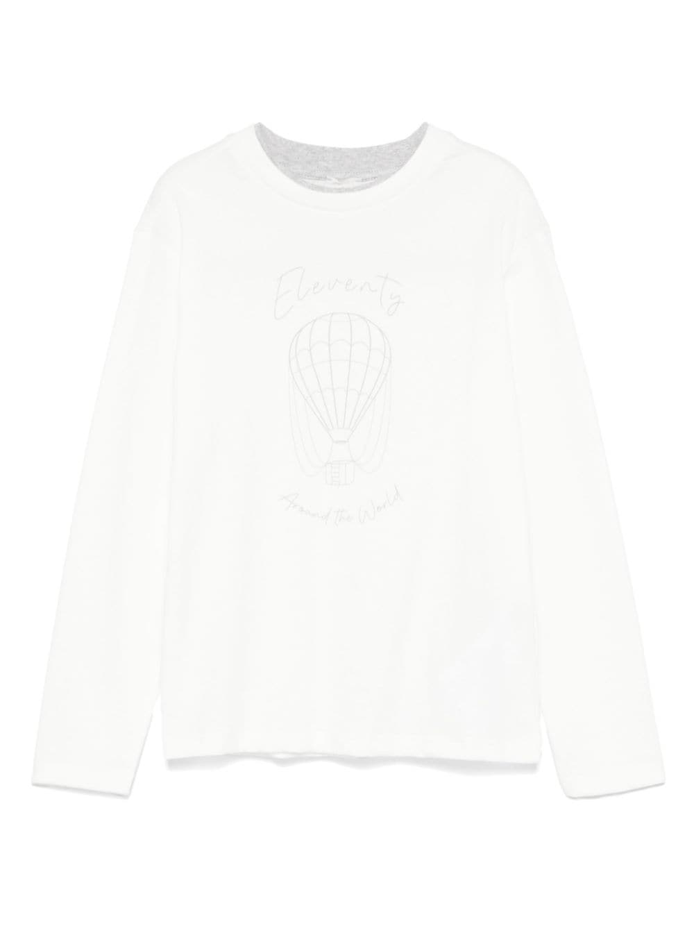 Eleventy Kids logo-print T-shirt - White von Eleventy Kids