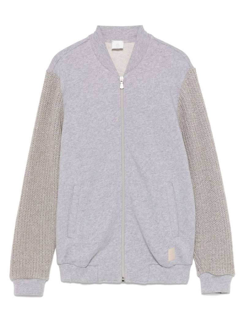 Eleventy Kids lurex sweatshirt - Grey von Eleventy Kids