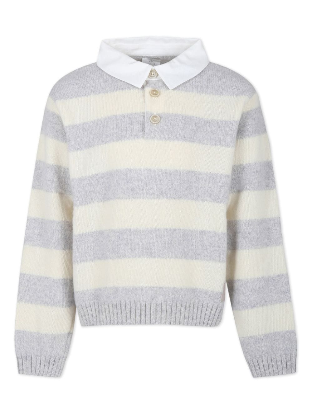 Eleventy Kids striped sweater - Neutrals von Eleventy Kids