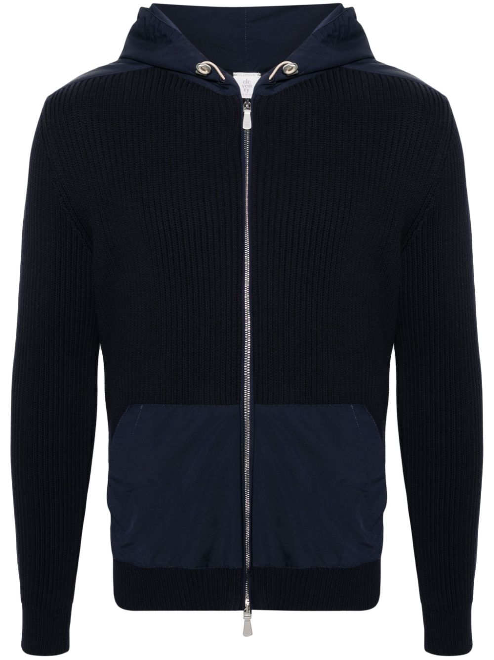 Eleventy Bimatric fisherman's-knit jacket - Blue von Eleventy