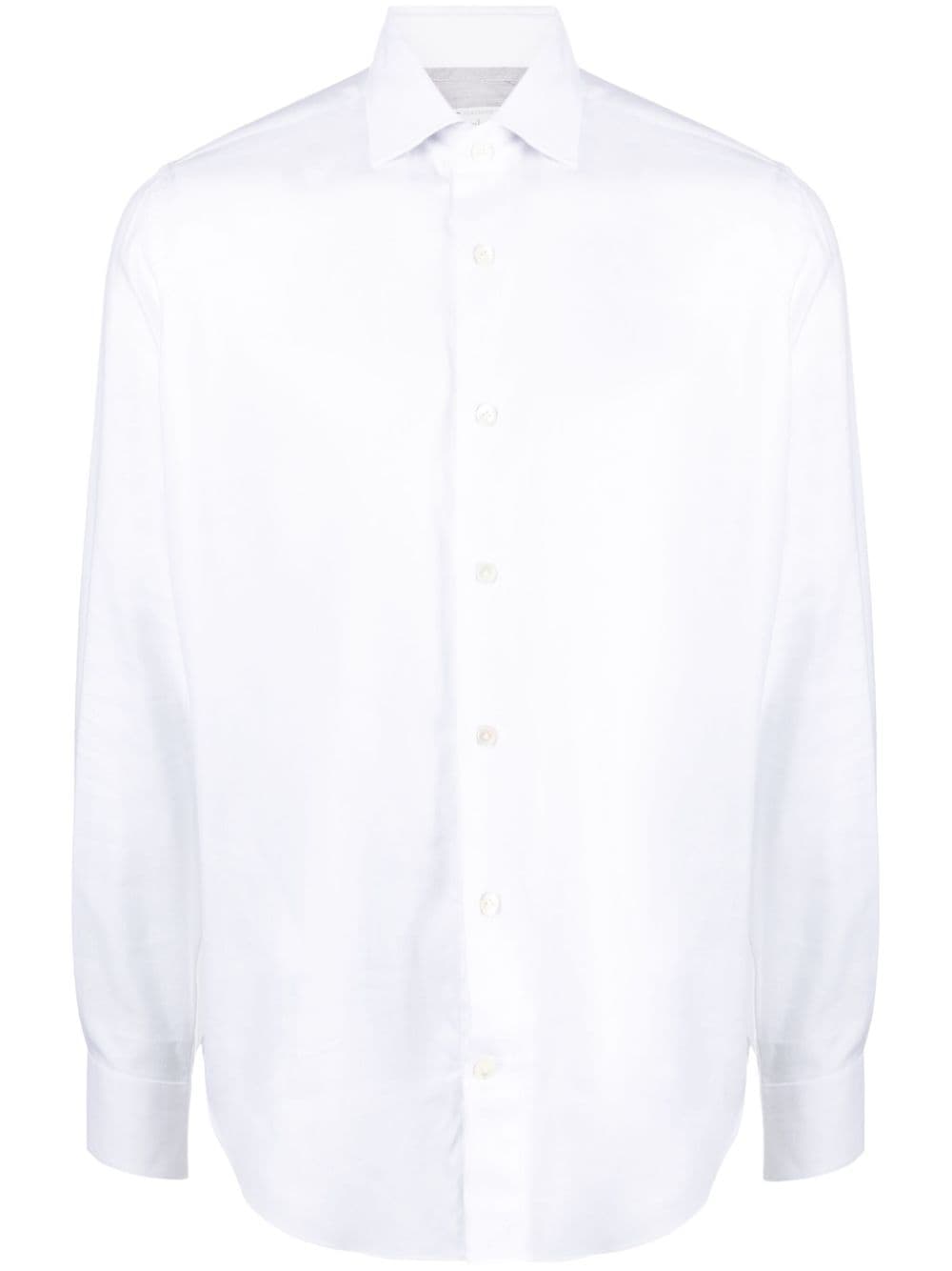 Eleventy Dandy cotton blend shirt - White von Eleventy