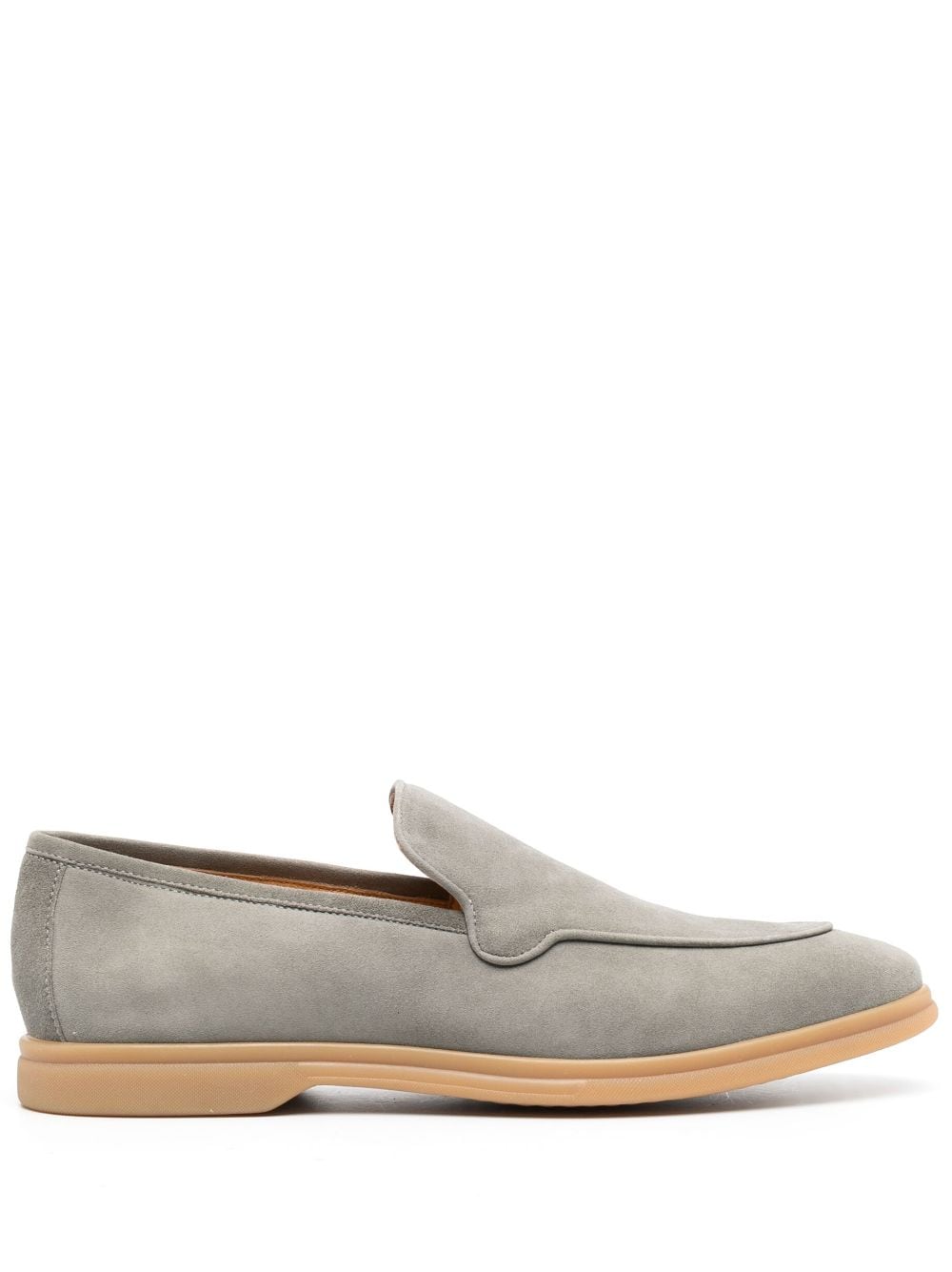 Eleventy almond-toe slip-on loafers - Green von Eleventy