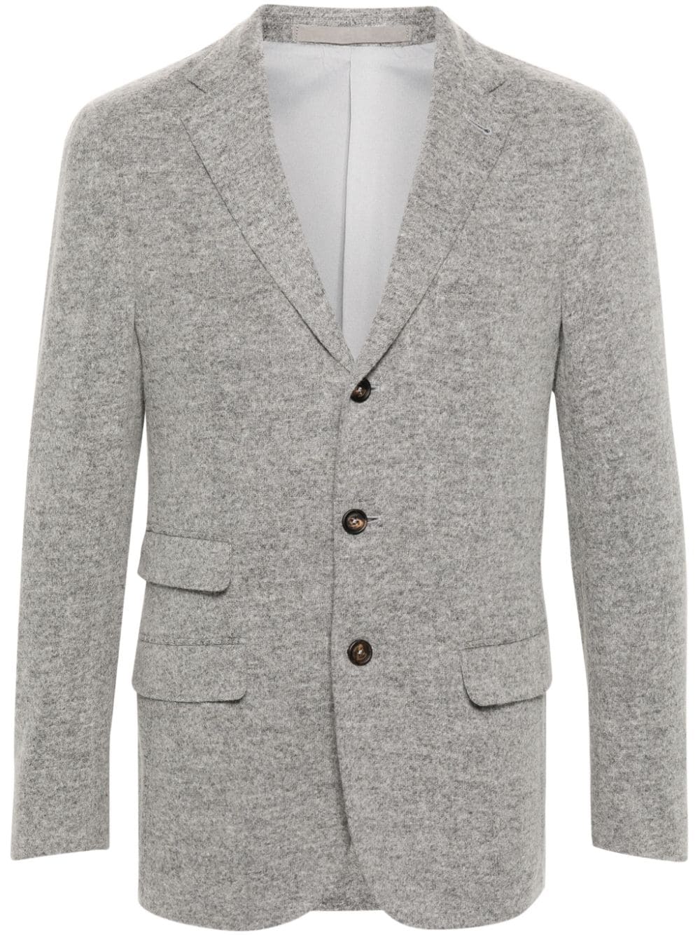 Eleventy alpaca wool-blend blazer - Grey von Eleventy