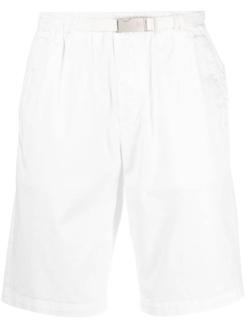 Eleventy belted-waist cotton shorts - White von Eleventy