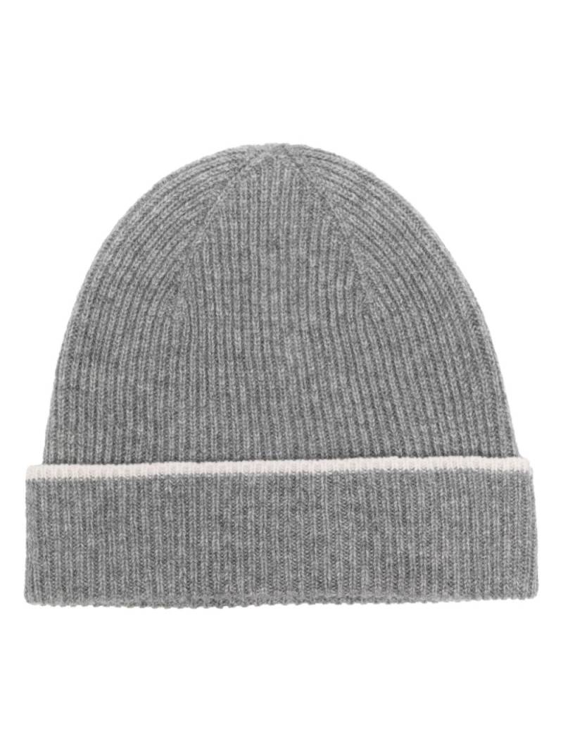 Eleventy cashmere beanie hat - Grey von Eleventy