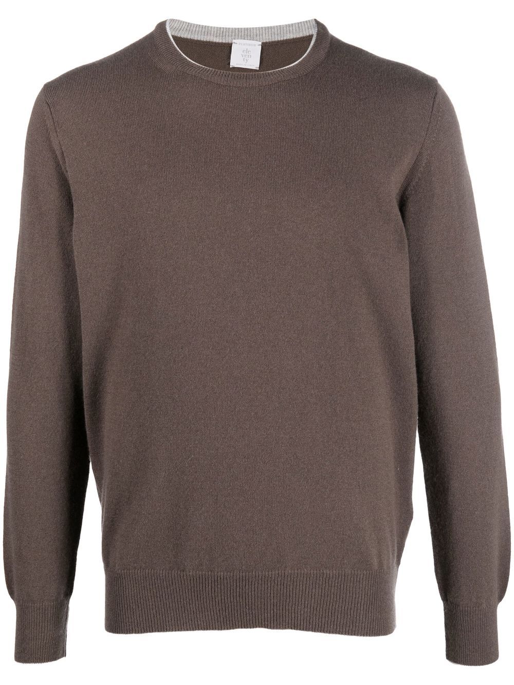 Eleventy cashmere fine-knit jumper - Brown von Eleventy