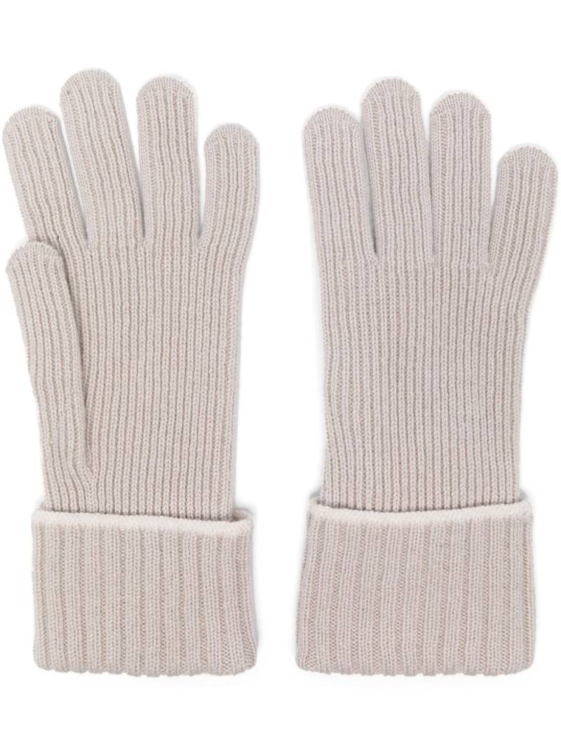 Eleventy cashmere gloves - Neutrals von Eleventy