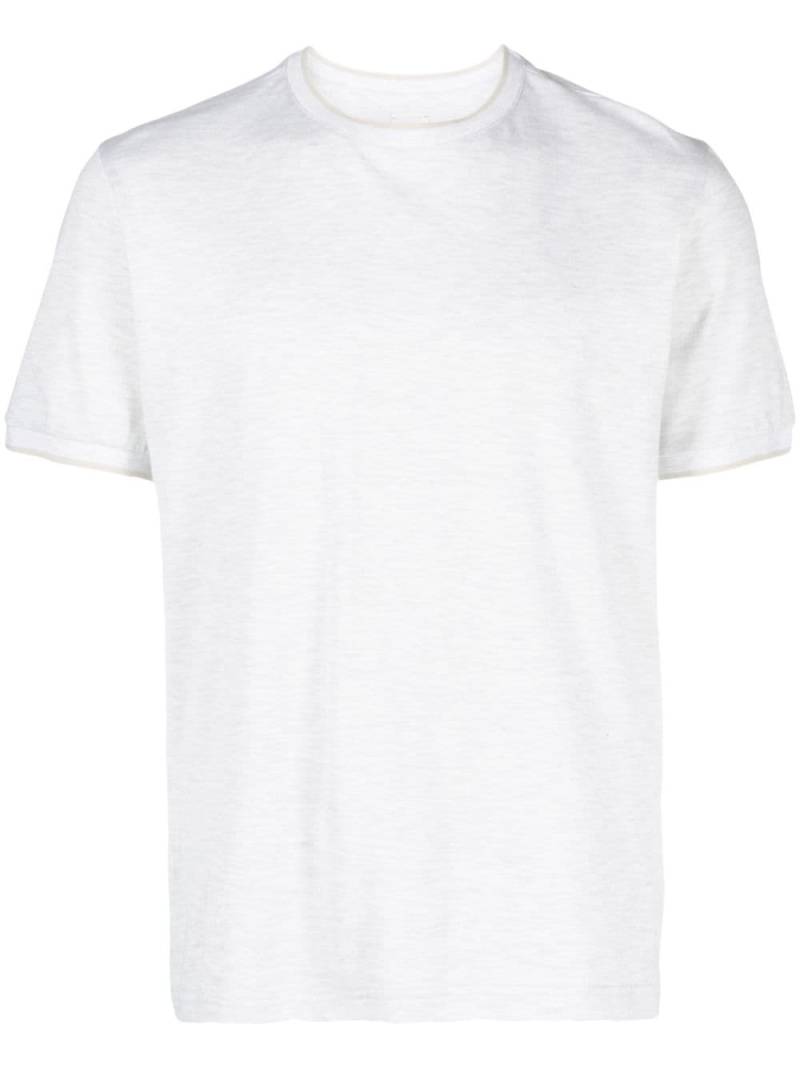 Eleventy crew-neck cotton T-shirt - Grey von Eleventy