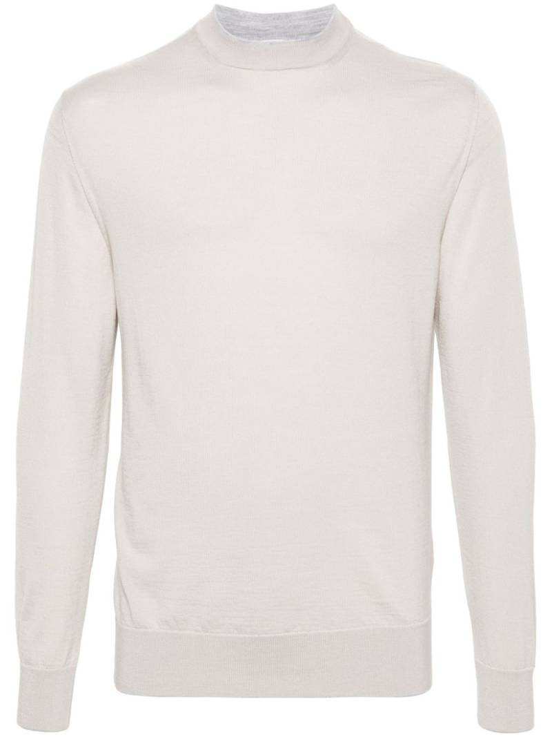 Eleventy crew-neck sweater - Neutrals von Eleventy