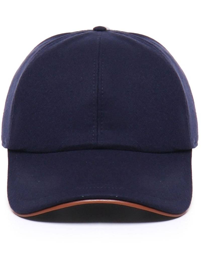 Eleventy curved-peak cotton baseball cap - Blue von Eleventy