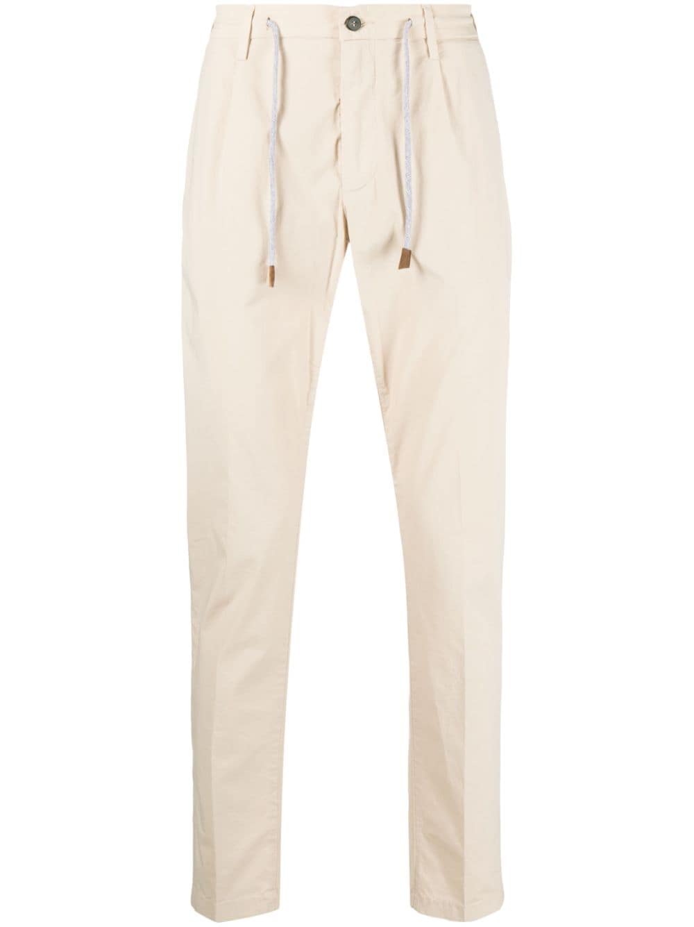 Eleventy drawstring chino trousers - Neutrals von Eleventy