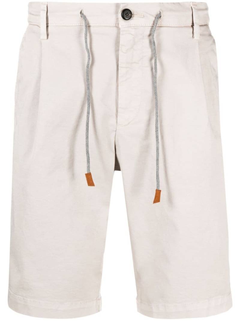 Eleventy drawstring elasticated chino shorts - Neutrals von Eleventy