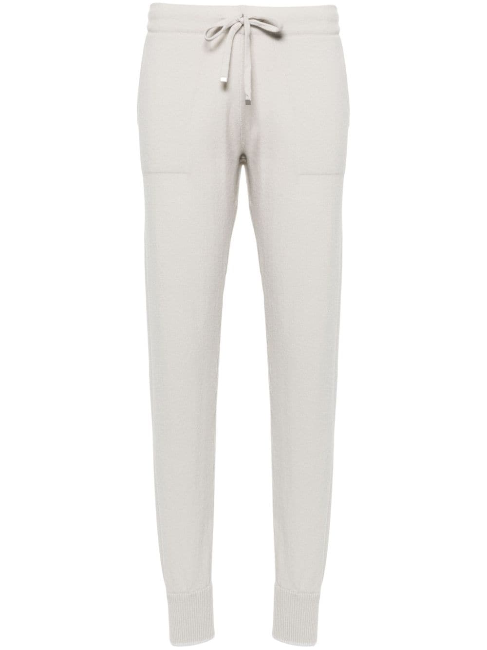 Eleventy drawstring-fastening knitted trousers - Neutrals von Eleventy