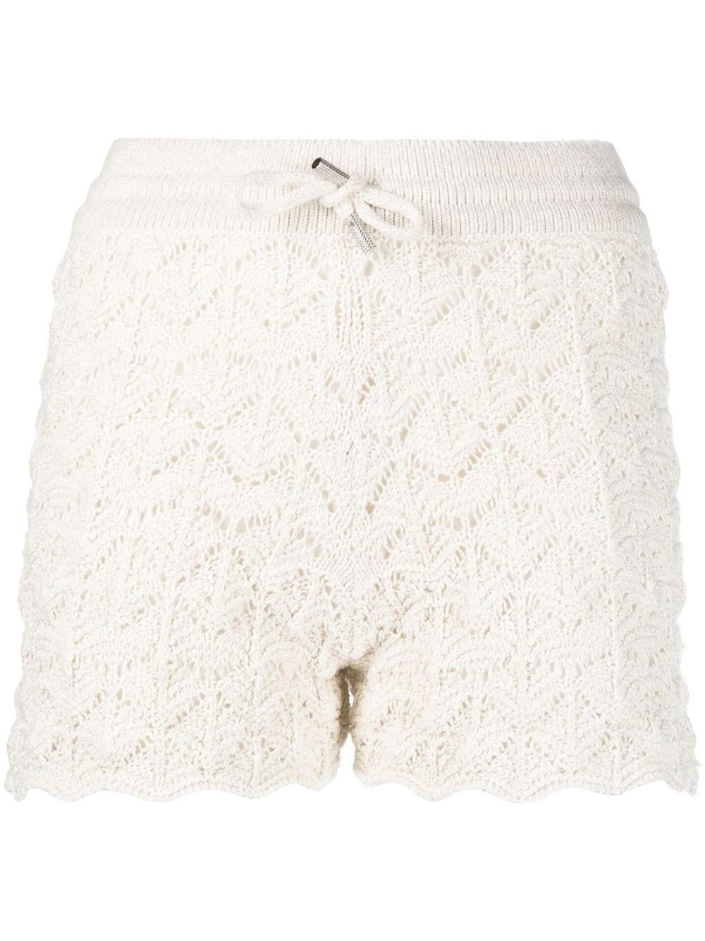 Eleventy drawstring-waist knit shorts - White von Eleventy