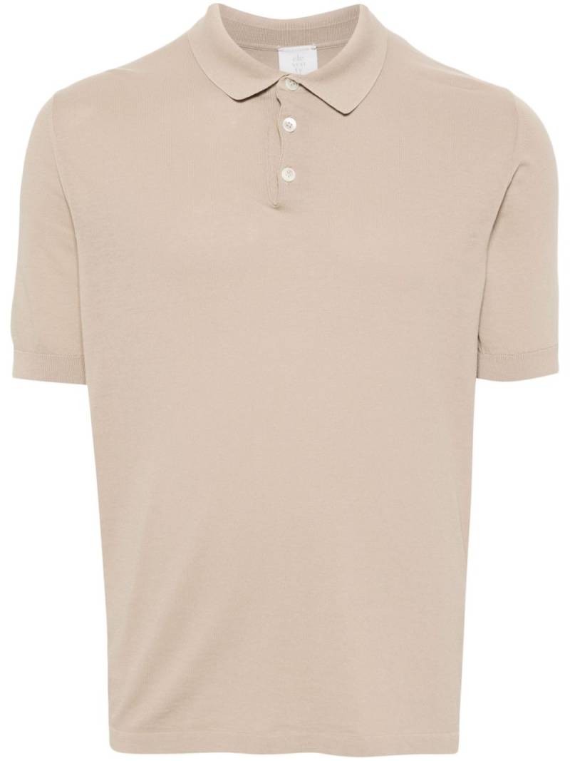 Eleventy fine-knit polo shirt - Neutrals von Eleventy