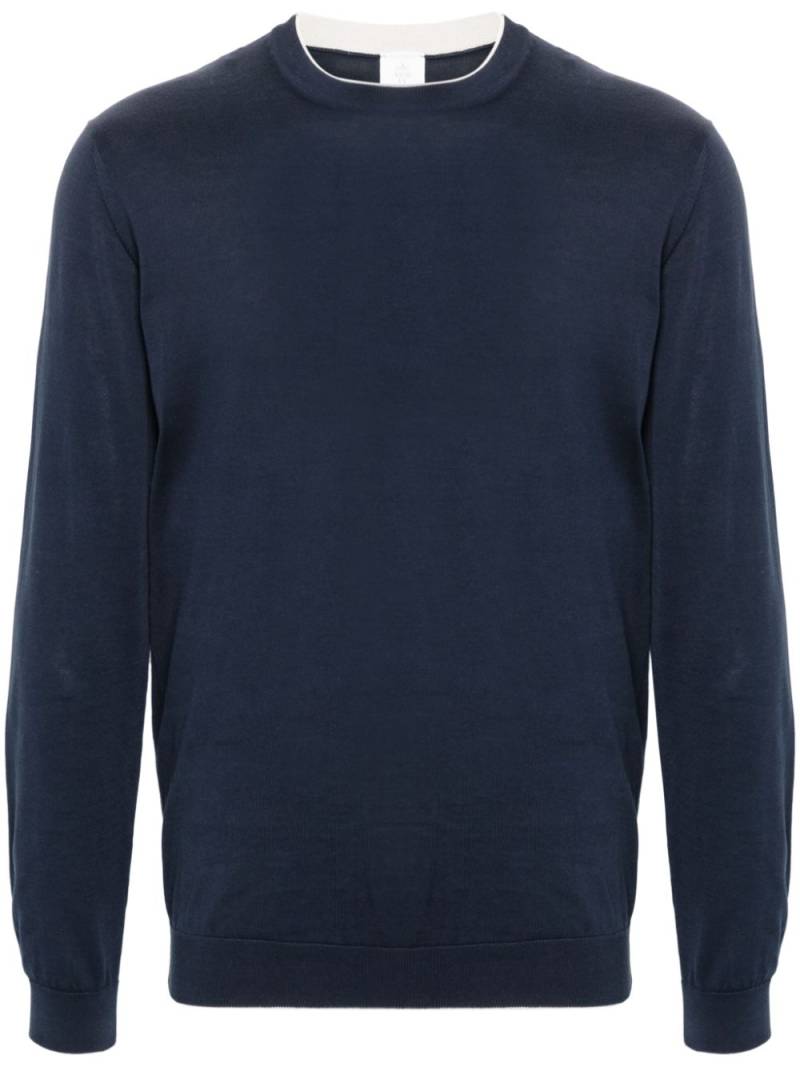 Eleventy fine-knit sweater - Blue von Eleventy