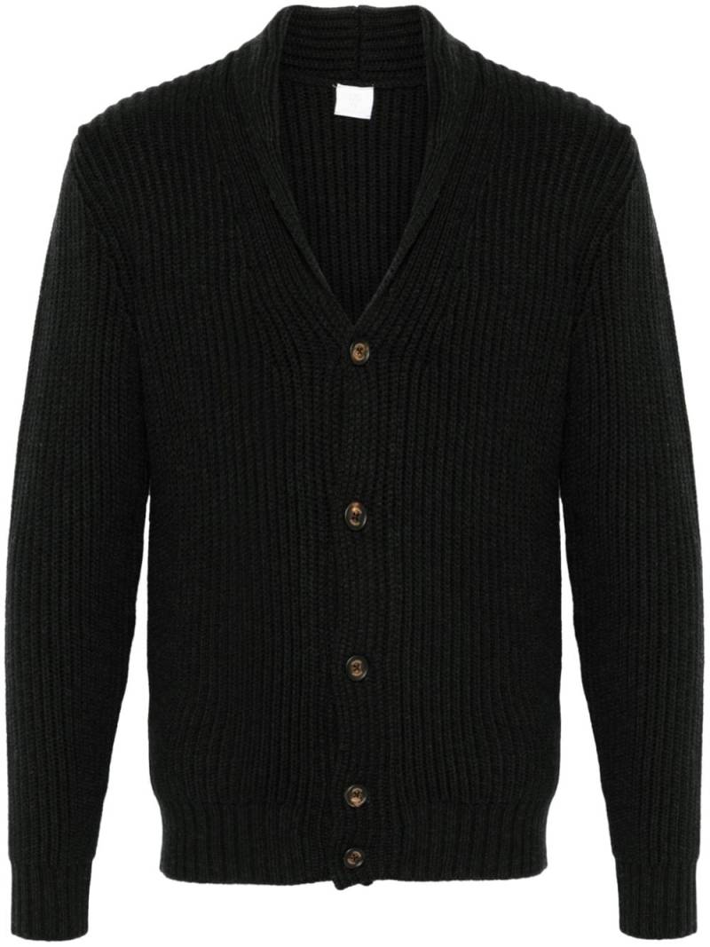 Eleventy fisherman's-knit cardigan - Black von Eleventy