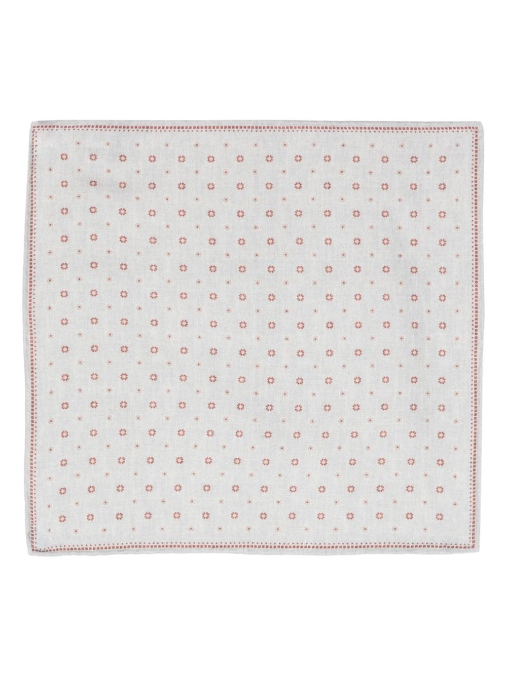 Eleventy floral-print cotton-wool scarf - Grey von Eleventy