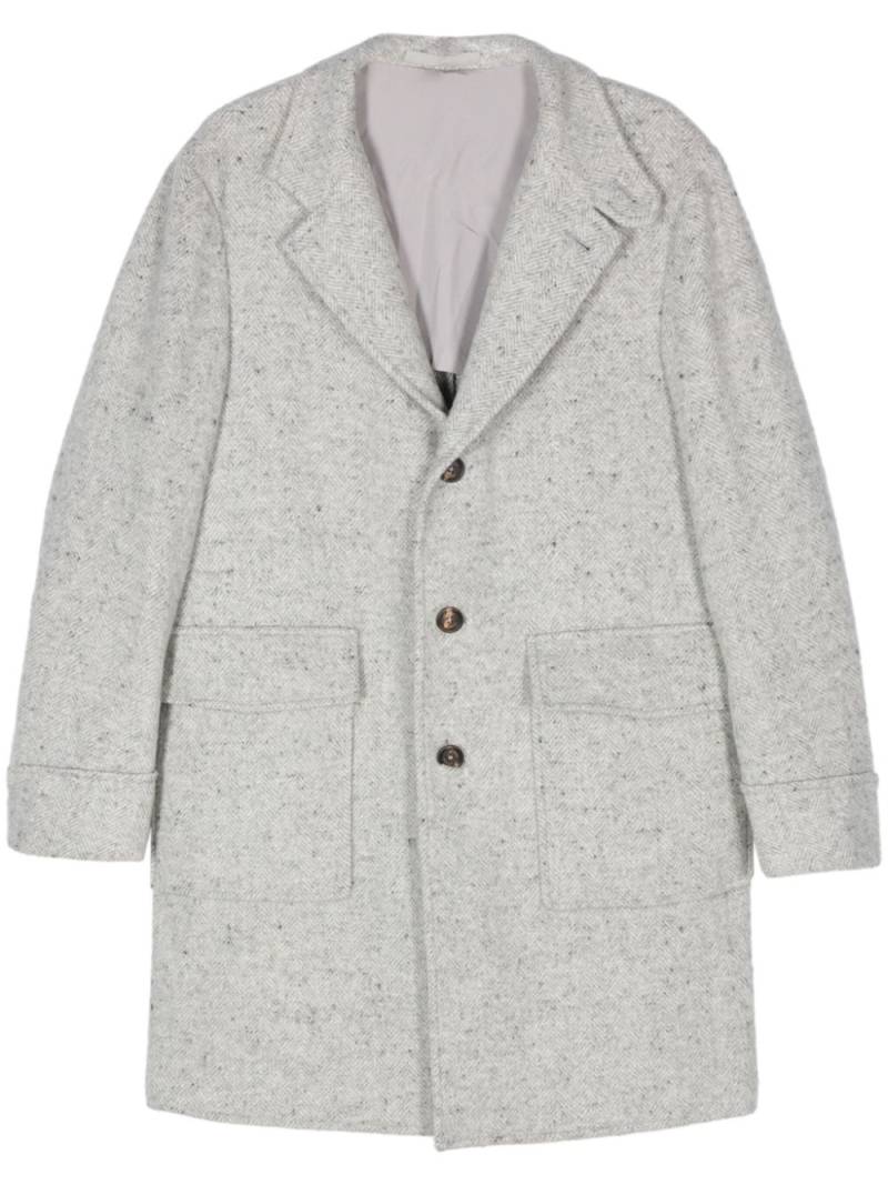 Eleventy herringbone coat - Grey von Eleventy