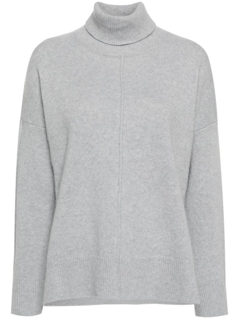 Eleventy high-neck knitted jumper - Grey von Eleventy