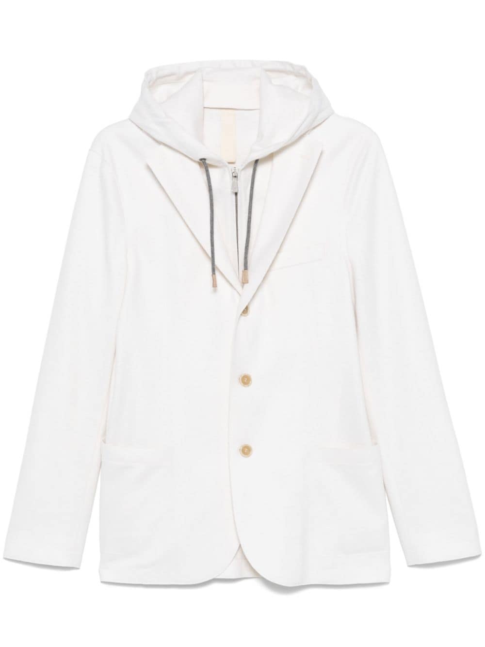 Eleventy hooded blazer - White von Eleventy