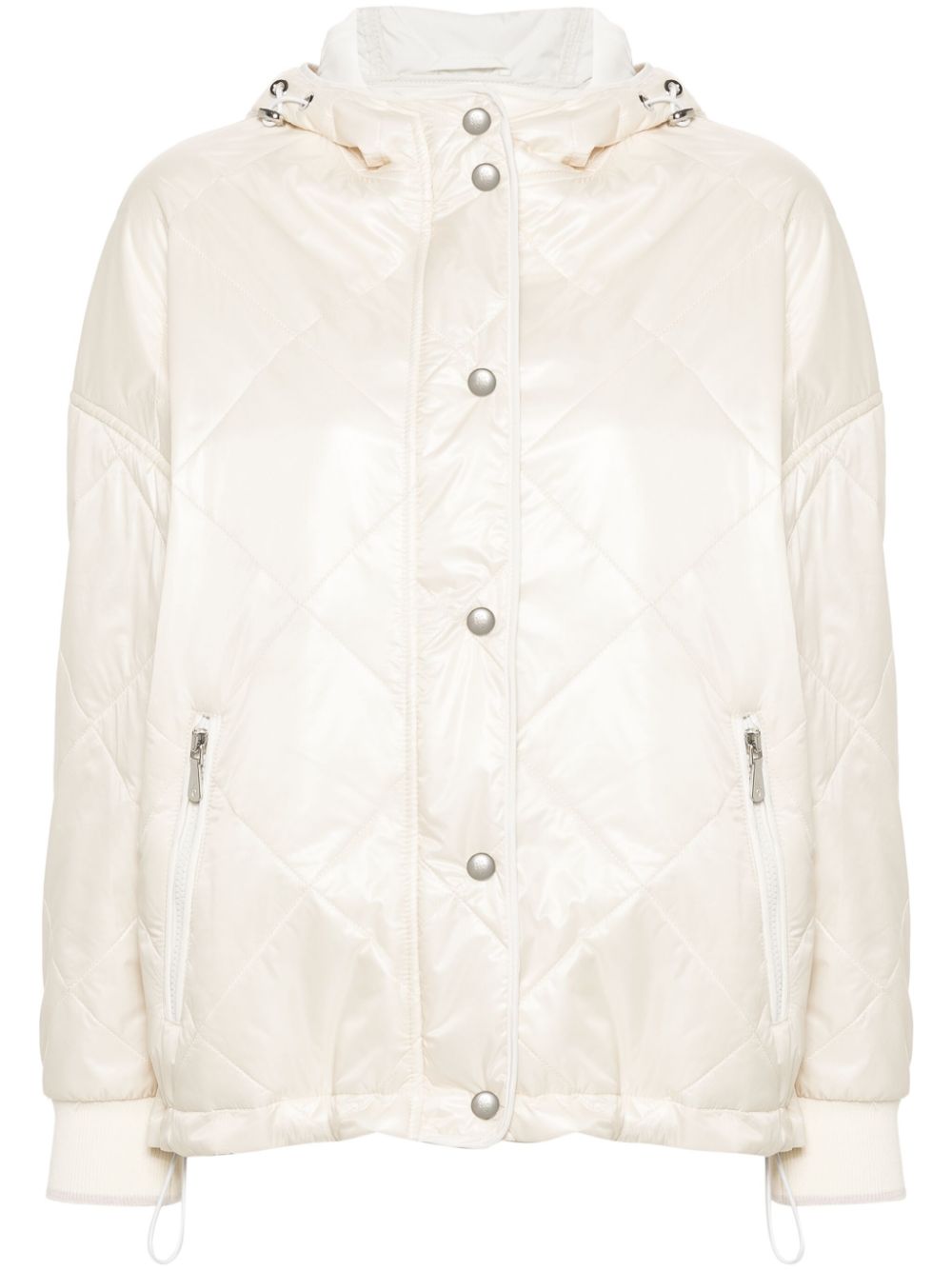 Eleventy hooded padded jacket - Neutrals von Eleventy