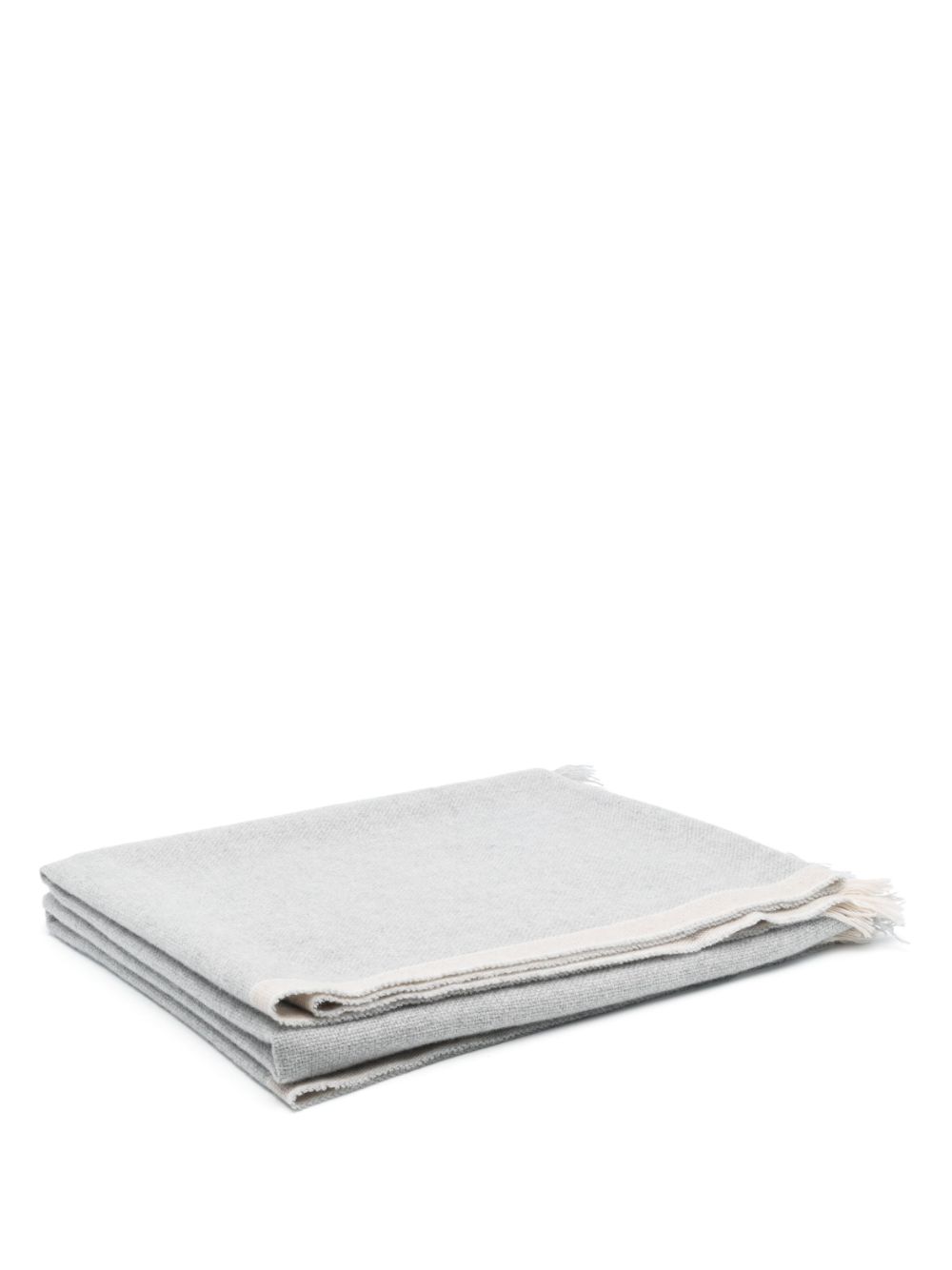 Eleventy knitted cashmere blanket - Grey von Eleventy