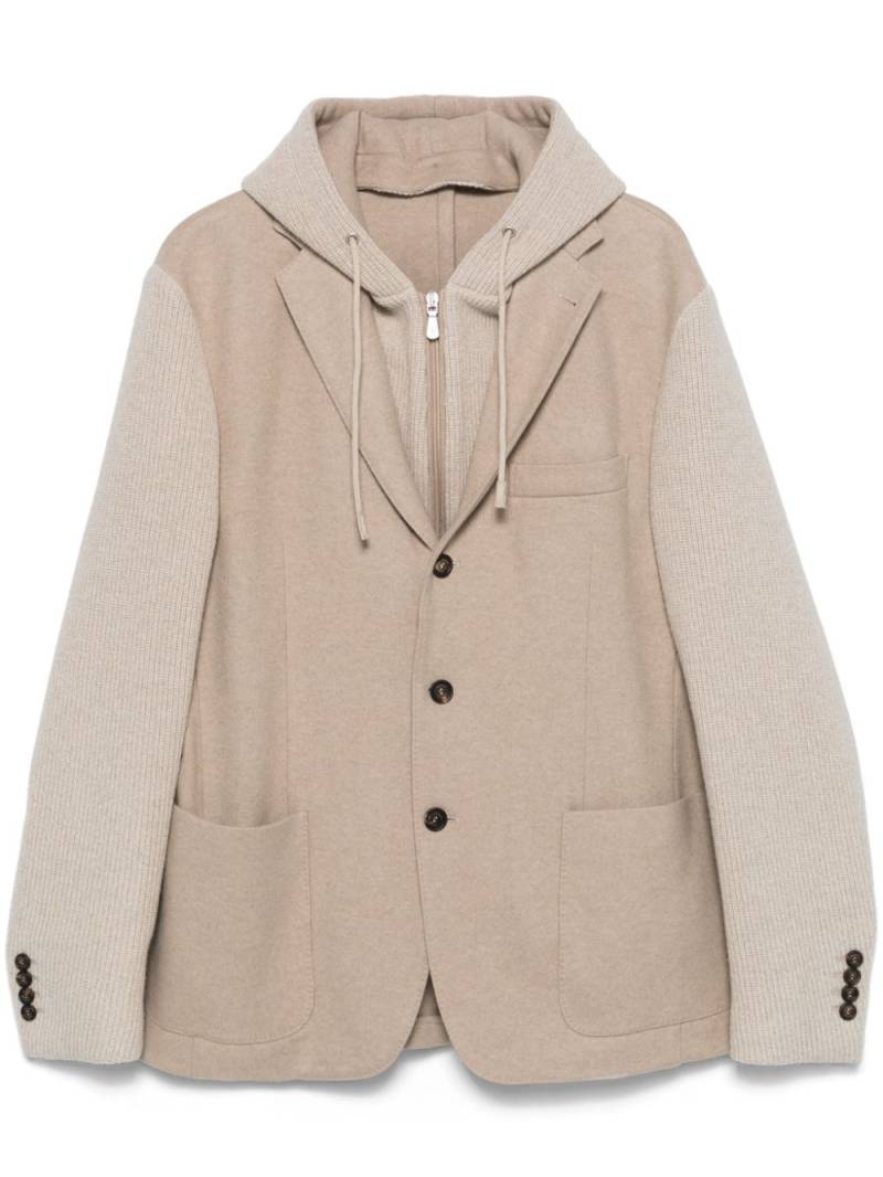 Eleventy layered blazer - Neutrals von Eleventy