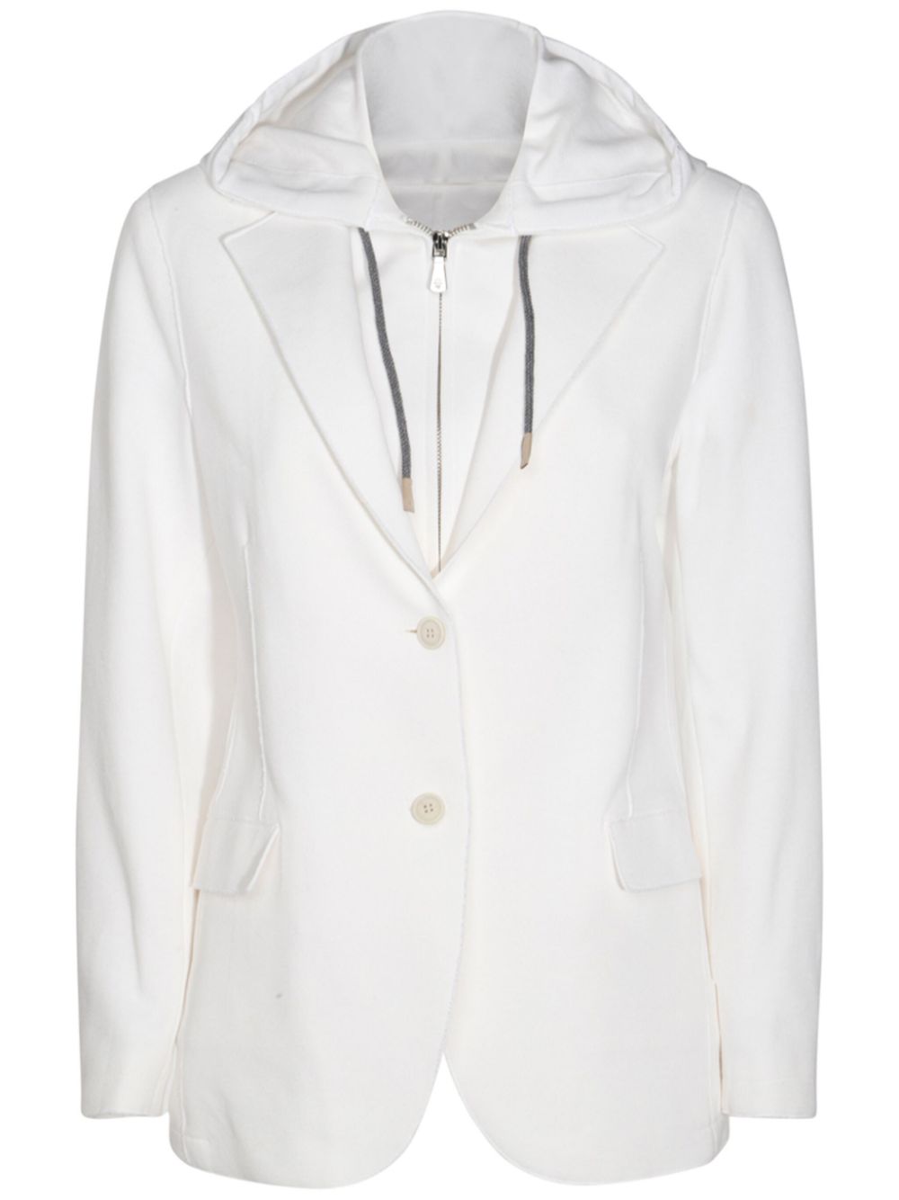 Eleventy layered blazer - White von Eleventy