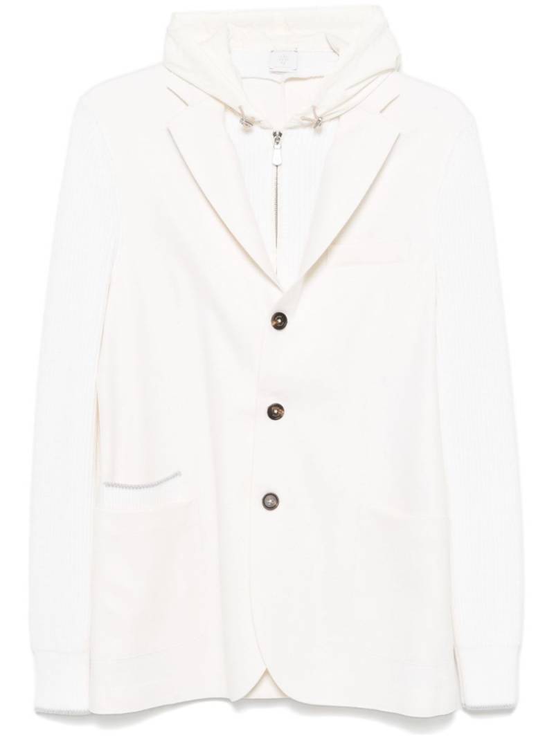 Eleventy layered blazer - White von Eleventy