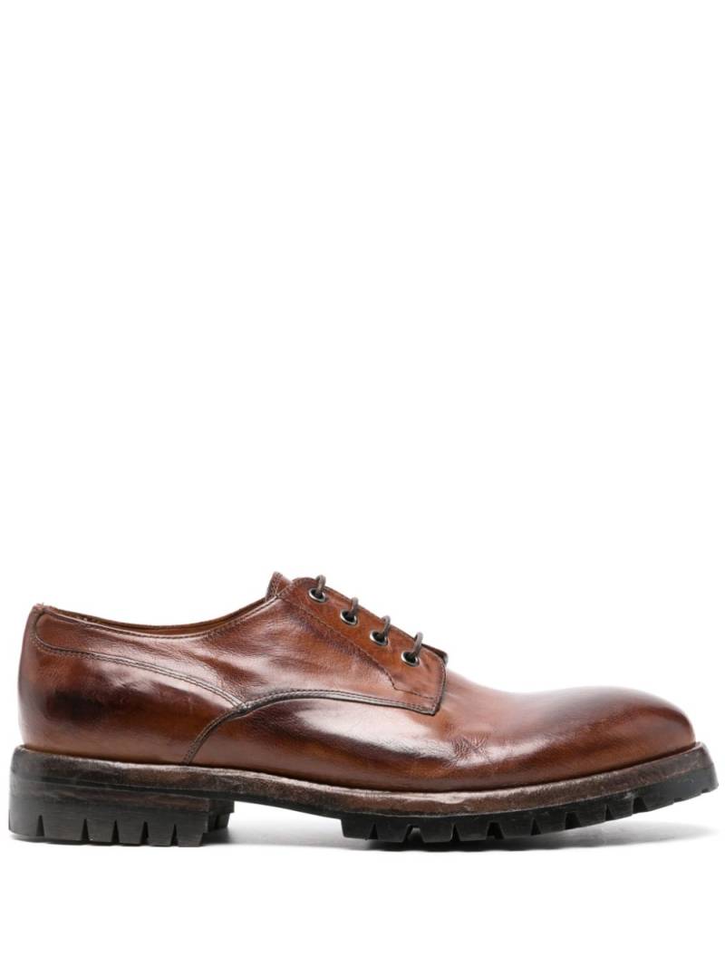 Eleventy leather derby shoes - Brown von Eleventy