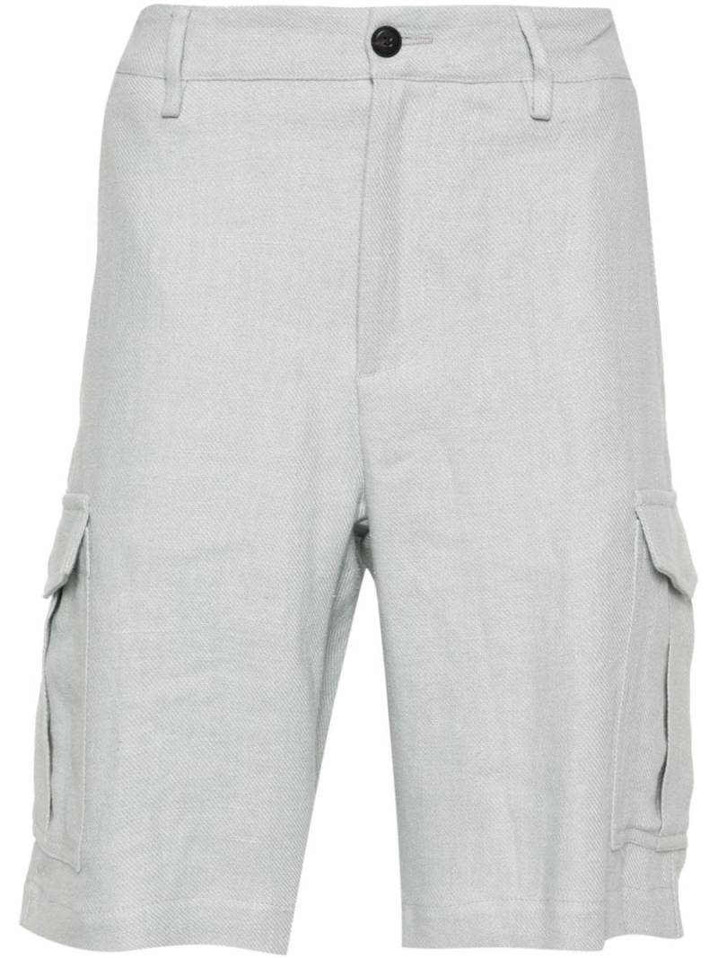 Eleventy linen cargo shorts - Blue von Eleventy