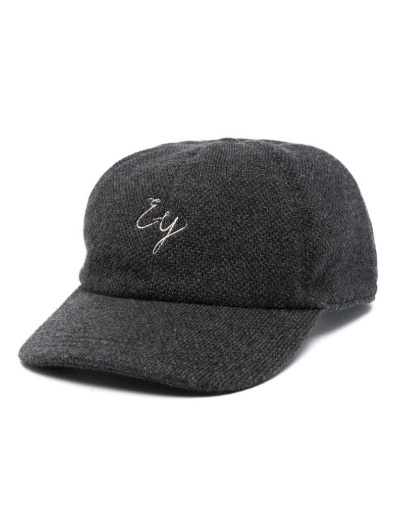 Eleventy logo-embroidered cap - Grey von Eleventy