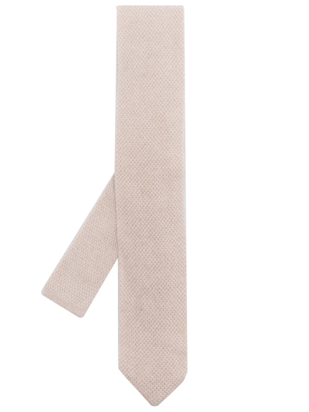 Eleventy mélange cashmere tie - Neutrals von Eleventy